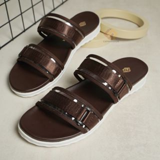 CAPHARNAUM [ABK 201] Sandal Selop Wanita Kasual Sendal Selop Ban 2 Slip On Wanita Premium