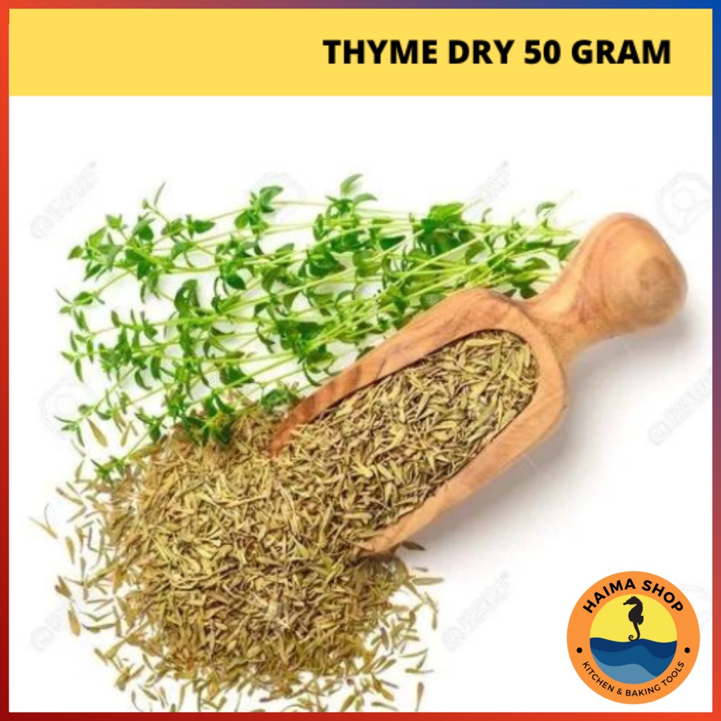 

LEAF ORGANIC DRIED THYME/Thyme kering / Daun Thyme 50gr