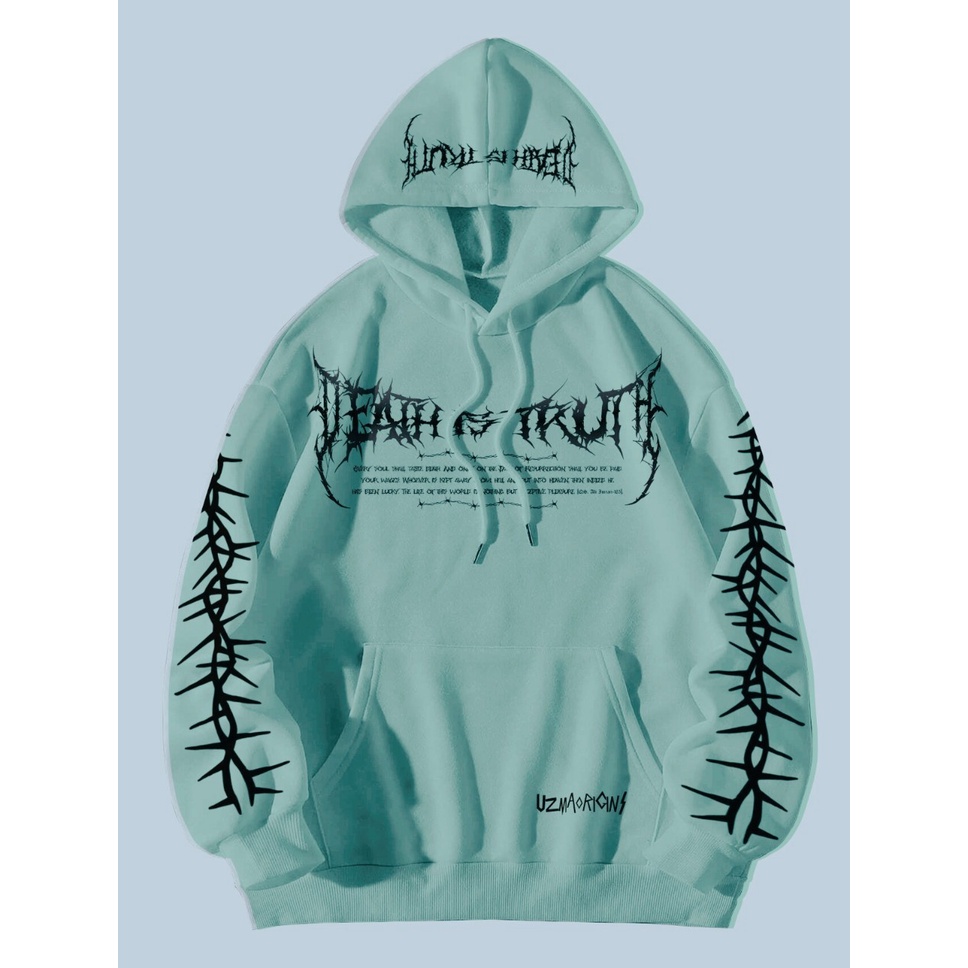 Hoodie Sablon font estetik Kekinian Sweater Distro