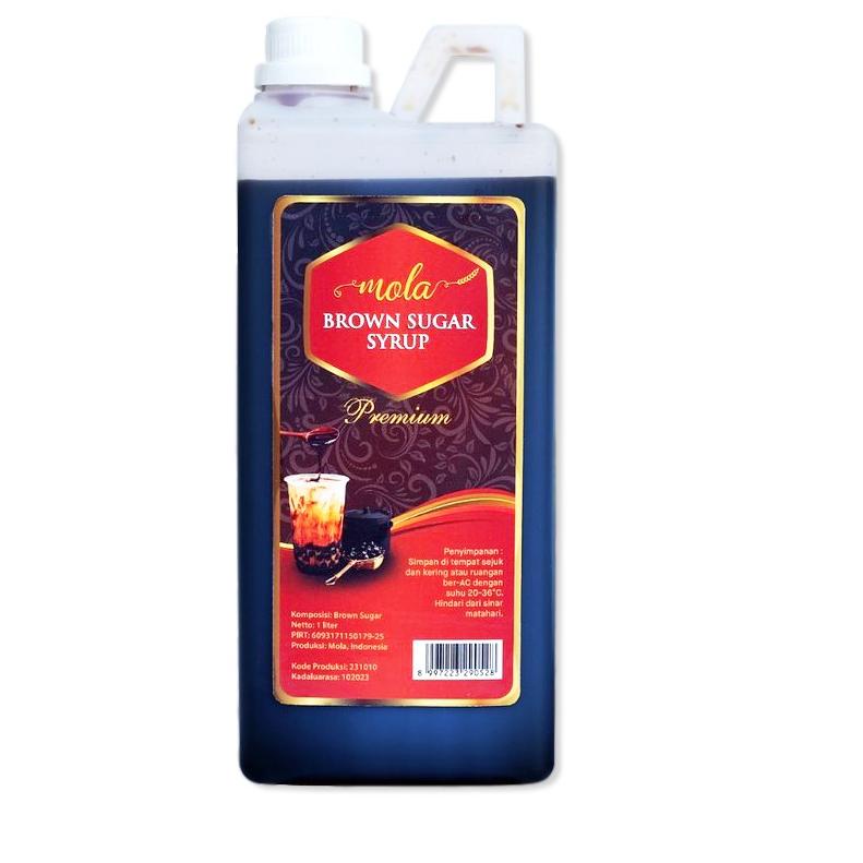 

♙ Mola Brown Sugar Gula Merah Cair 1 Liter Organik ♢