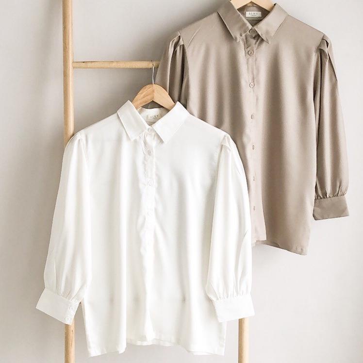 ✦ SHASHI PUFFY SHIRT | KEMEJA PUFFY ♨