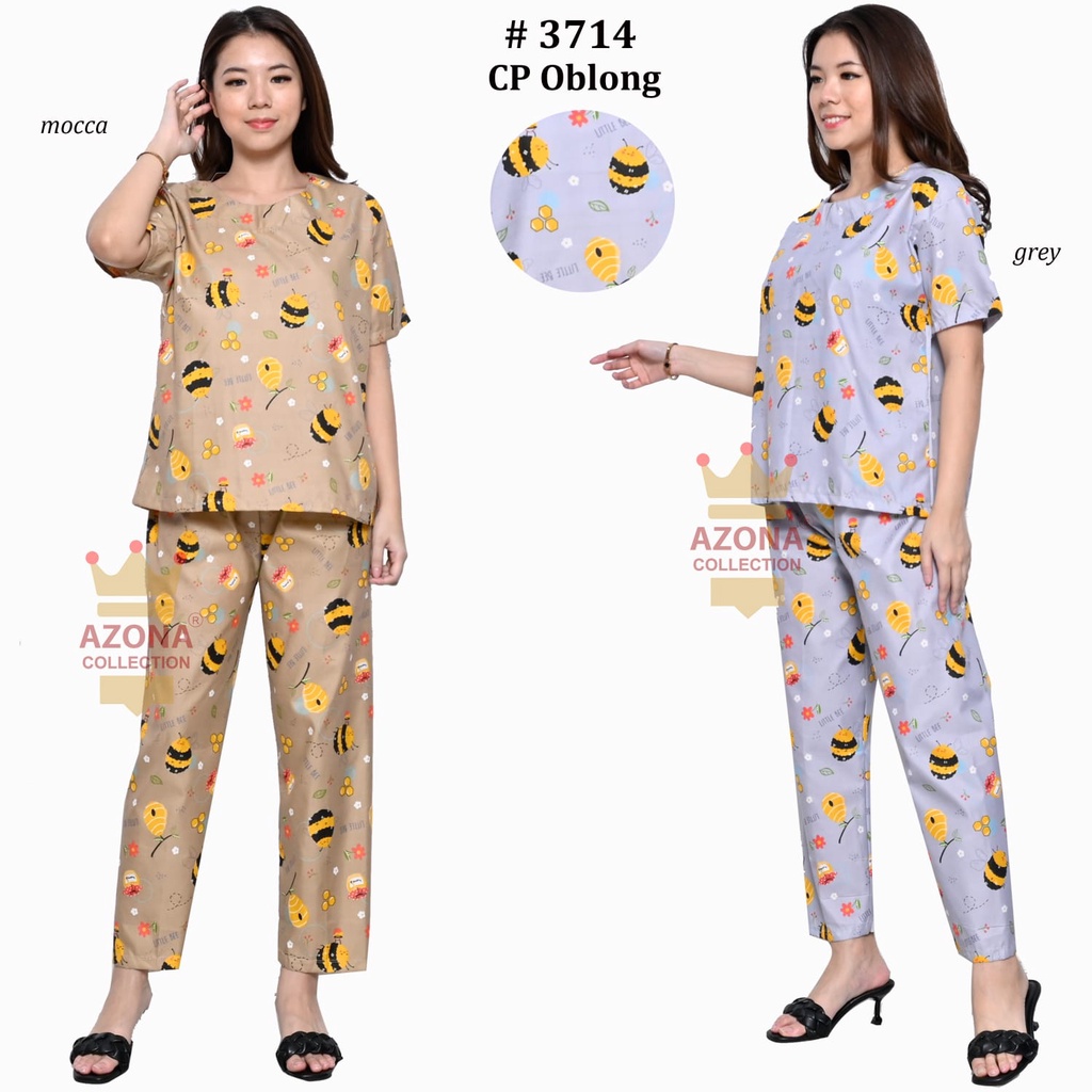 Dtree . baju tidur piyama dewasa cp oblong motif karakter / baju tidur dewasa katun eropa