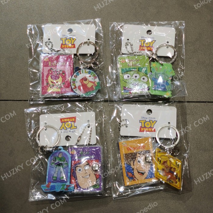 MINISO GANTUNGAN KUNCI TOY STORY LOTSO / WOODY / ALIEN / BUZZ LIGHT