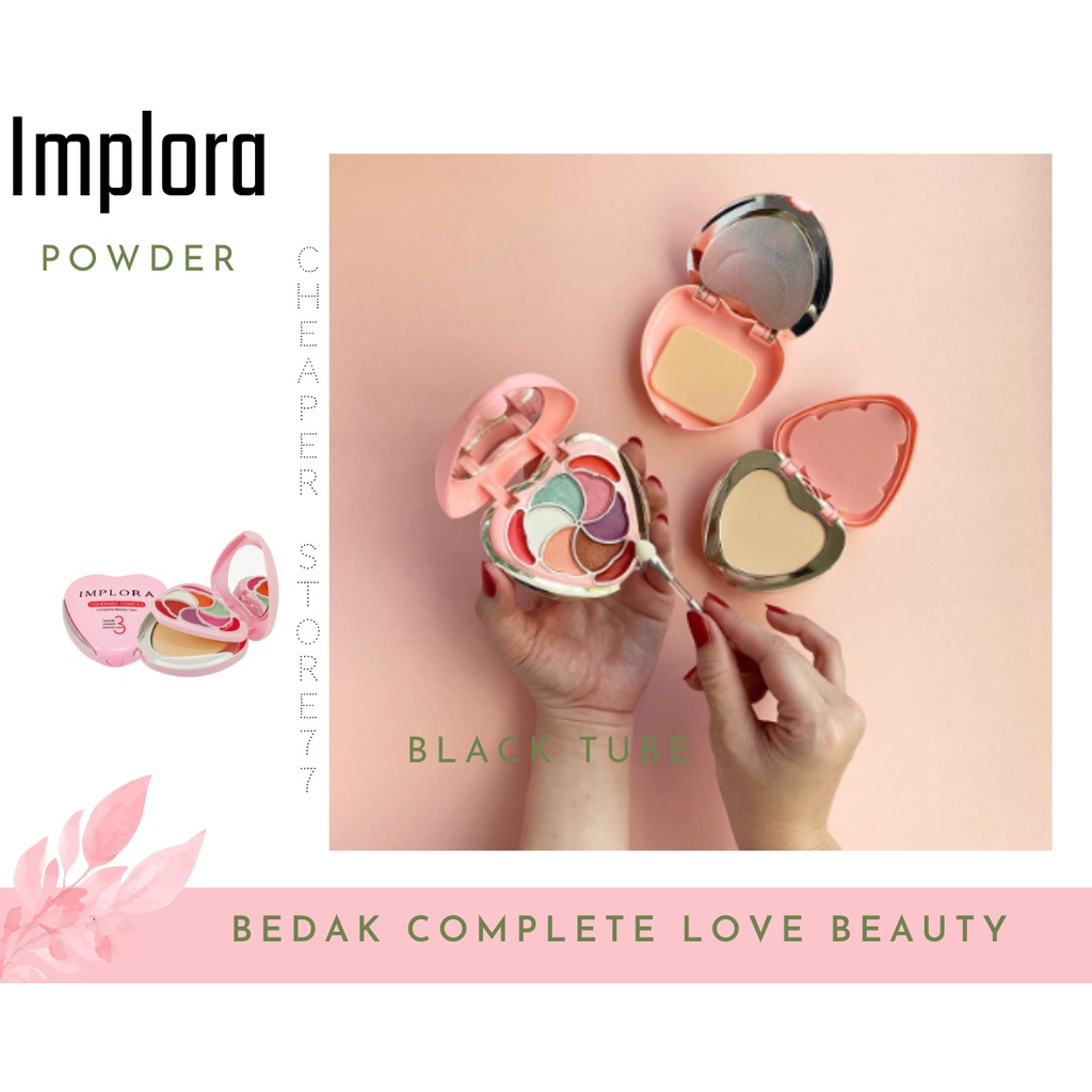 IMPLORA  - SUELUTTU POWDER 3IN1 - COMPLETE BEAUTY CARE - IMPLORA FASHION MAKEUP KIT