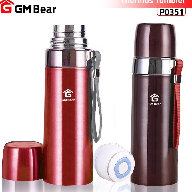 MENARIK GM Bear Termos Stainless Steel ml P0351 - Termos Tumblr Hot & Cold