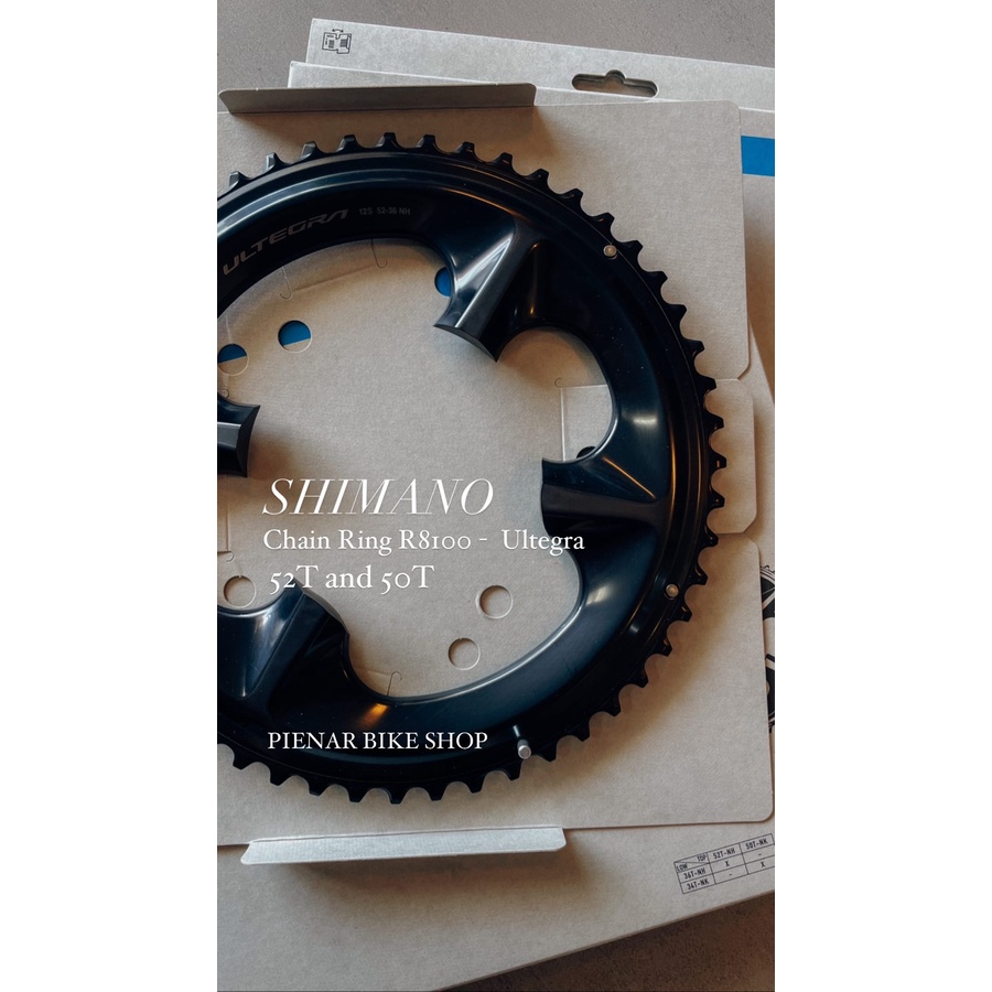 CHAIN RING ULTEGRA R8100 2 X 12 SPEED 50T 52T