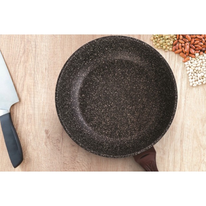 Moegen Germany Wok Pan 24Cm Granite Plus Steamer / Kukusan