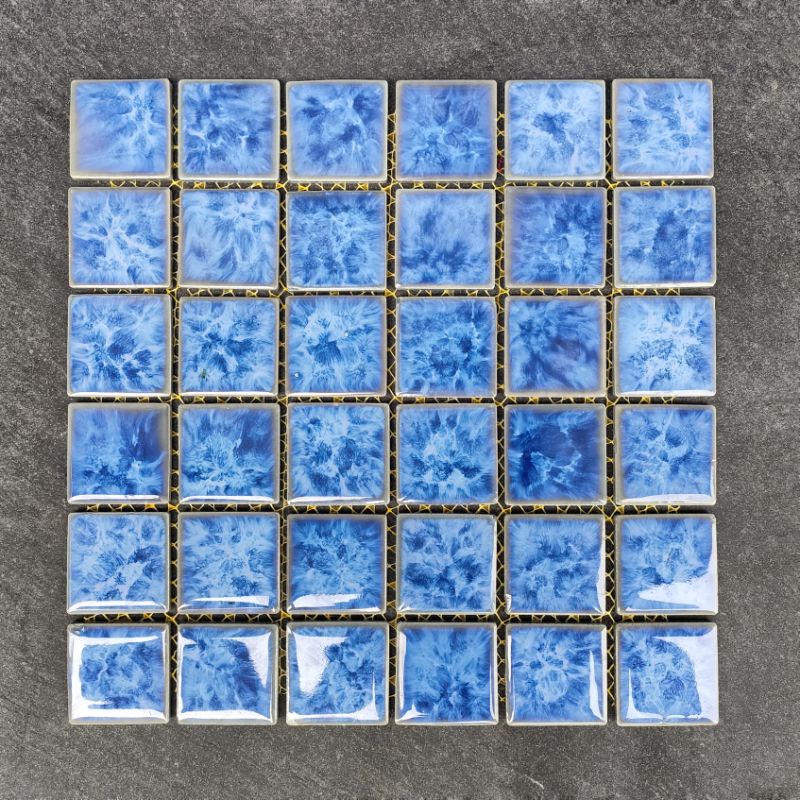 Mosaic Keramik Kolam Renang Tipe SQ 514 Premium KW 2 | Kuda Laut Mass