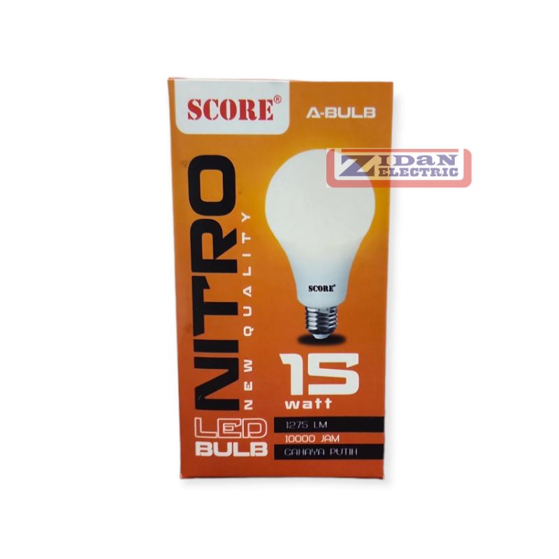 Lampu Led Bulb 15W Score Nitro / Lampu Bohlam Led Bulat 15 Watt