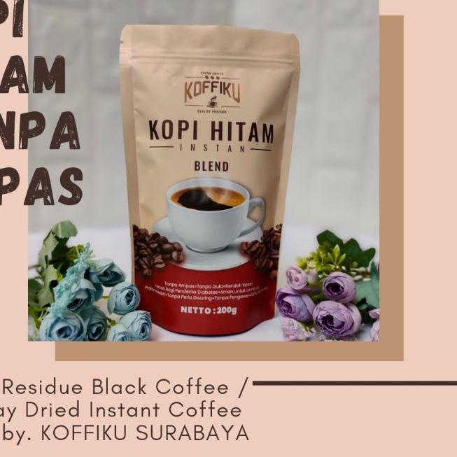 

♪ Jual Kopi Hitam Instant [BLEND]/ Spray Dried Instant Coffee/ Kopi Hitam Tanpa Ampas 200 gram ⅍