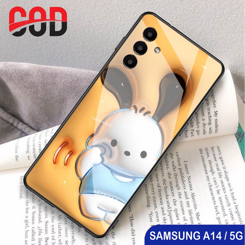 [G32] CASE SAMSUNG A14 5G - SOFTCASE GLASS KACA SAMSUNG A14 5G - SOFTCASE KACA SAMSUNG A14 5G