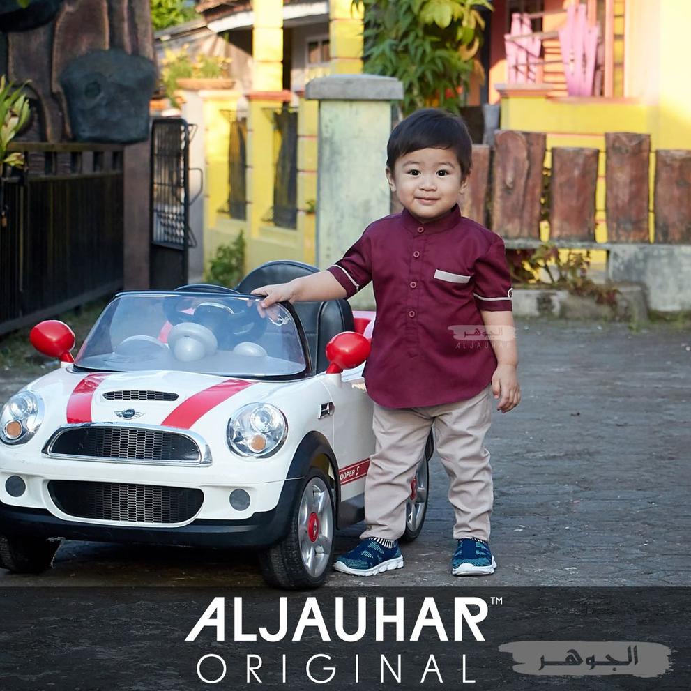 VIRAL ORIGINAL ALJAUHAR Setelan Kemeja Koko Pakistan Qu Anak Bayi