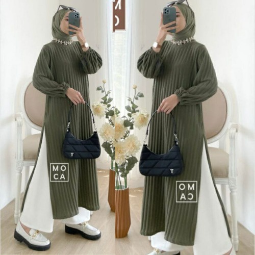 VISICA LONG TUNIK KNIT PREMIUM BUSUI FRIENDLY