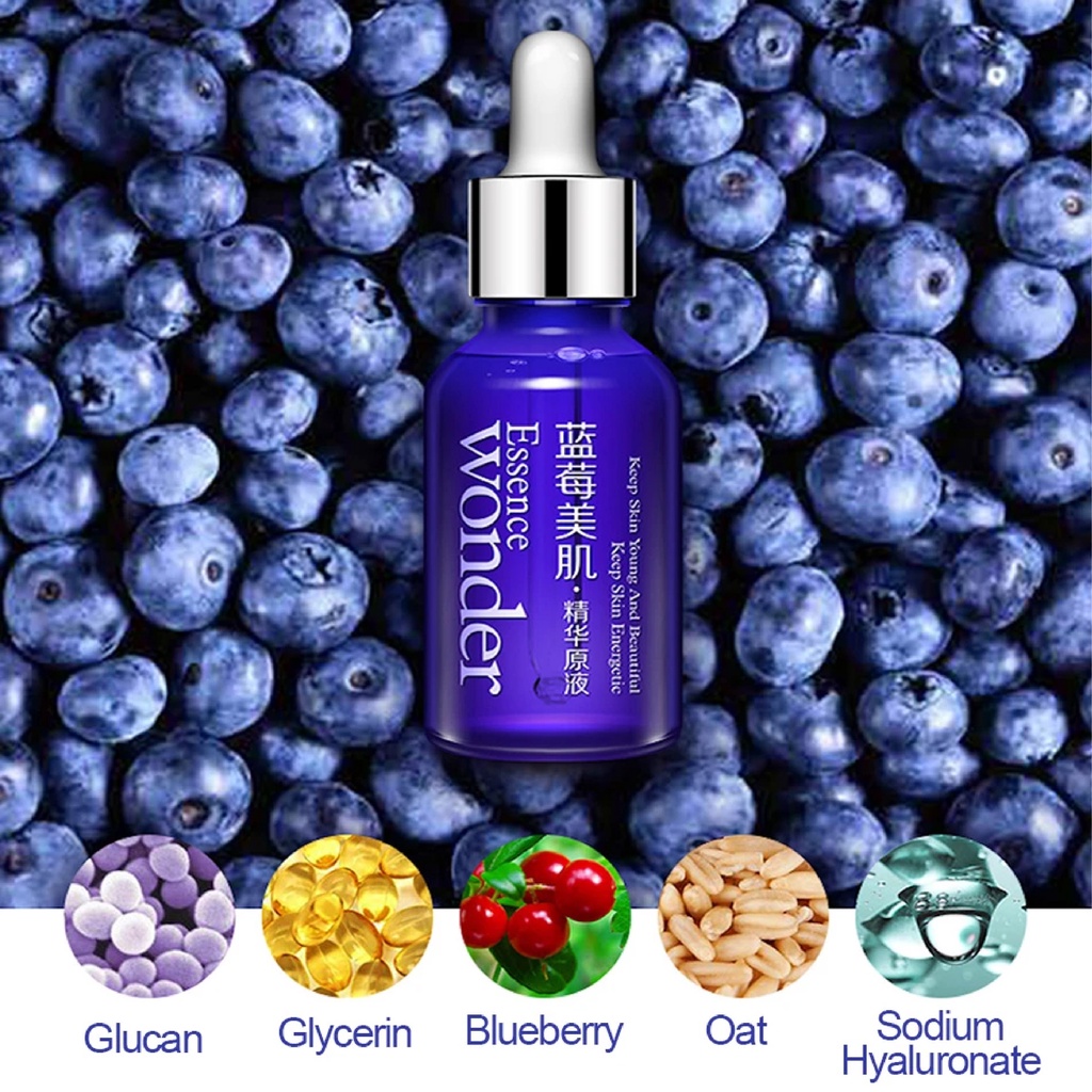 Yurizumi Wonder Serum Blueberry Essence Anti Penuaan Dini