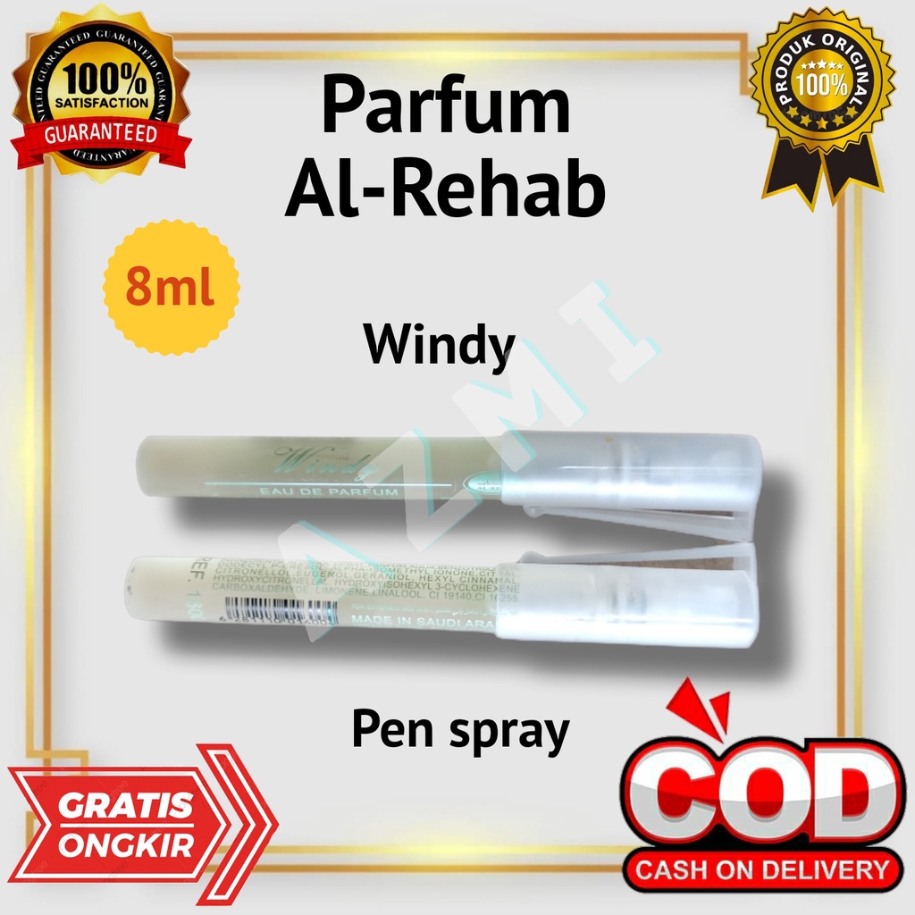 DISKON Termurah Parfum AL Rehab AlRehab PEN Spray 8ML , Al Rehab Original Asli Arab Saudi !!!