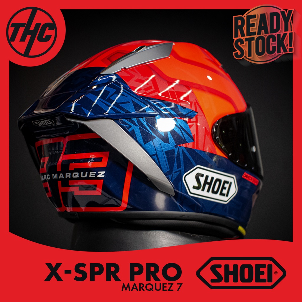 SHOEI X-SPR PRO XSPR MARQUEZ 7 TC-1 ORIGINAL FULL FACE HELM