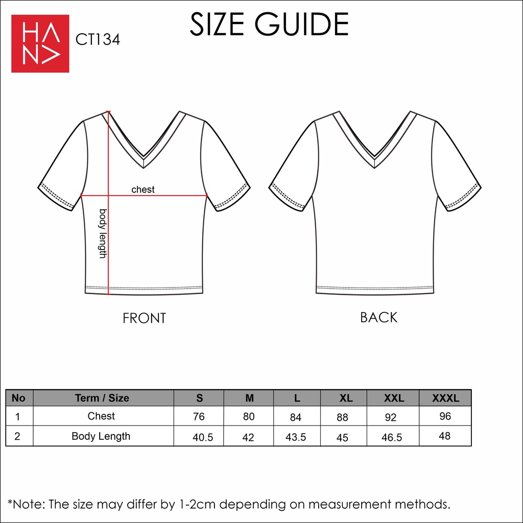 Hana Fashion - Keisha T-Shirt Crop Tee Polos Wanita - CT134