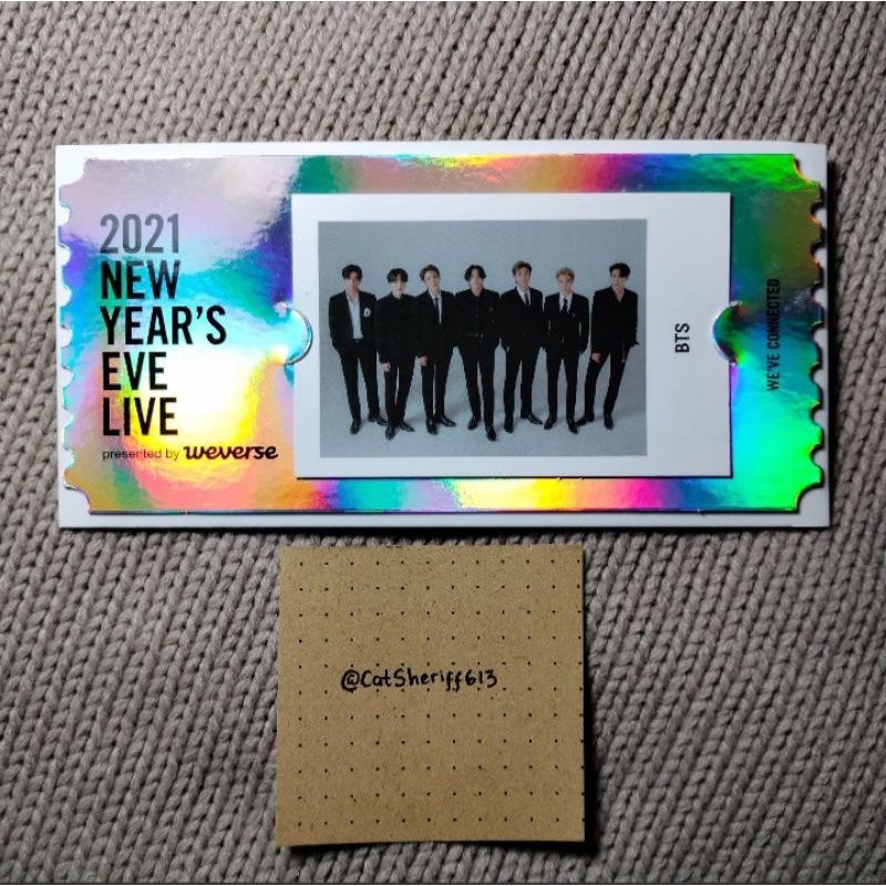 NYEL21 SPECIAL TICKET CARD