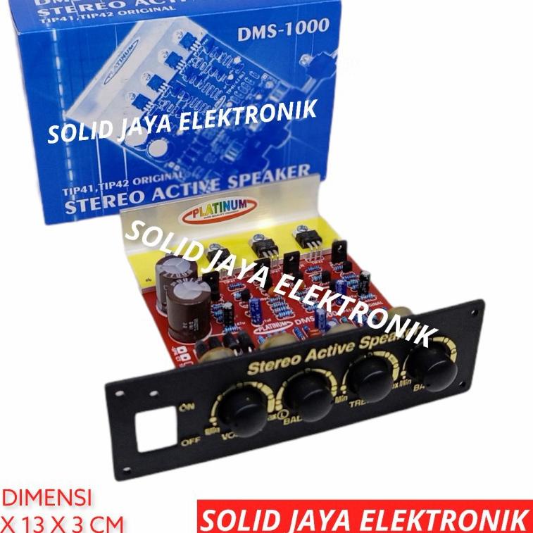 ★ KIT POWER SPEAKER AKTIF STEREO DMS-1000 TRANSISTOR FINAL ASLI ORIGINAL TIP41 TIP42 TIP DMS1000 DMS