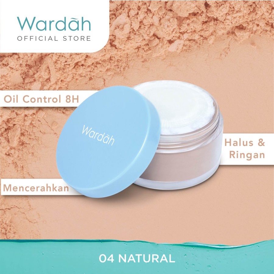 Wardah Lightening Matte Powder SPF 15 PA++ | Oil Control | Bedak Tabur