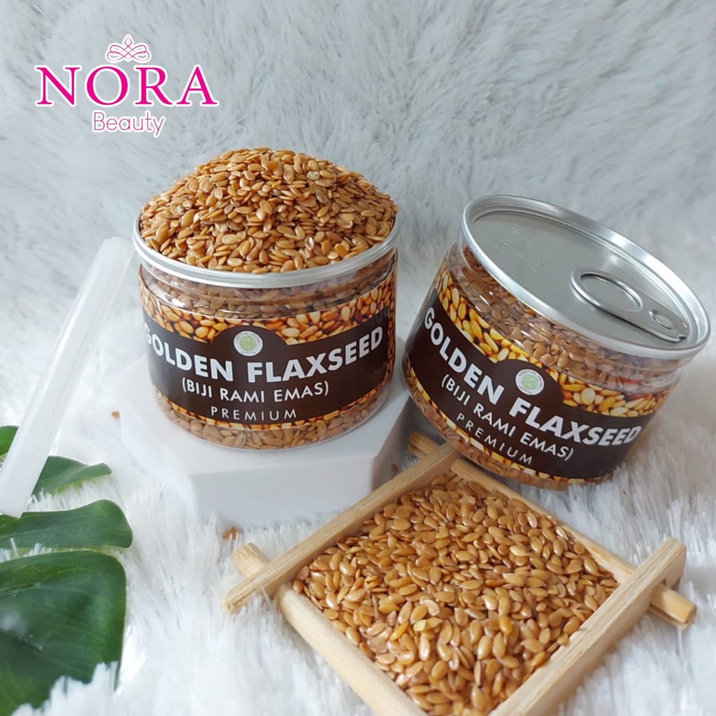 

Golden Flaxseed / Golden Biji Rami Kuning Kemasan CAN Premium //murah