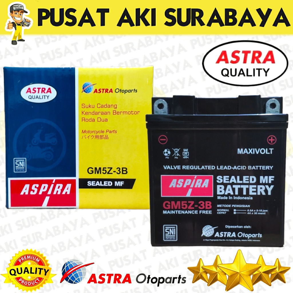 PUSAT AKI SURABAYA ASPIRA GT6A GM5Z FIT X FIZ R KAZE VEGA Z SMASH TITAN SUPRA FIT LEGENDA MTX5AL YB5LB YT7C GT6A