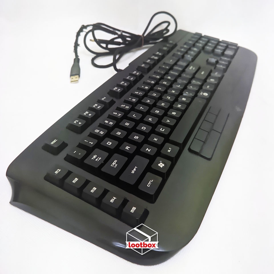 Keyboard Gaming Membran non-Mechanical Razer Anansi MMO - SECOND