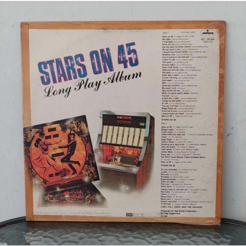 Vinyl Piringan Hitam 12 inch Stars On 45