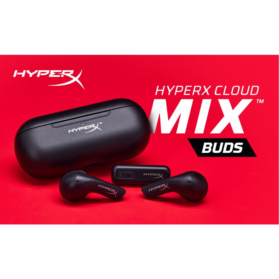 HyperX Cloud MIX Buds Wireless TWS Bluetooth USB C Gaming Earbuds