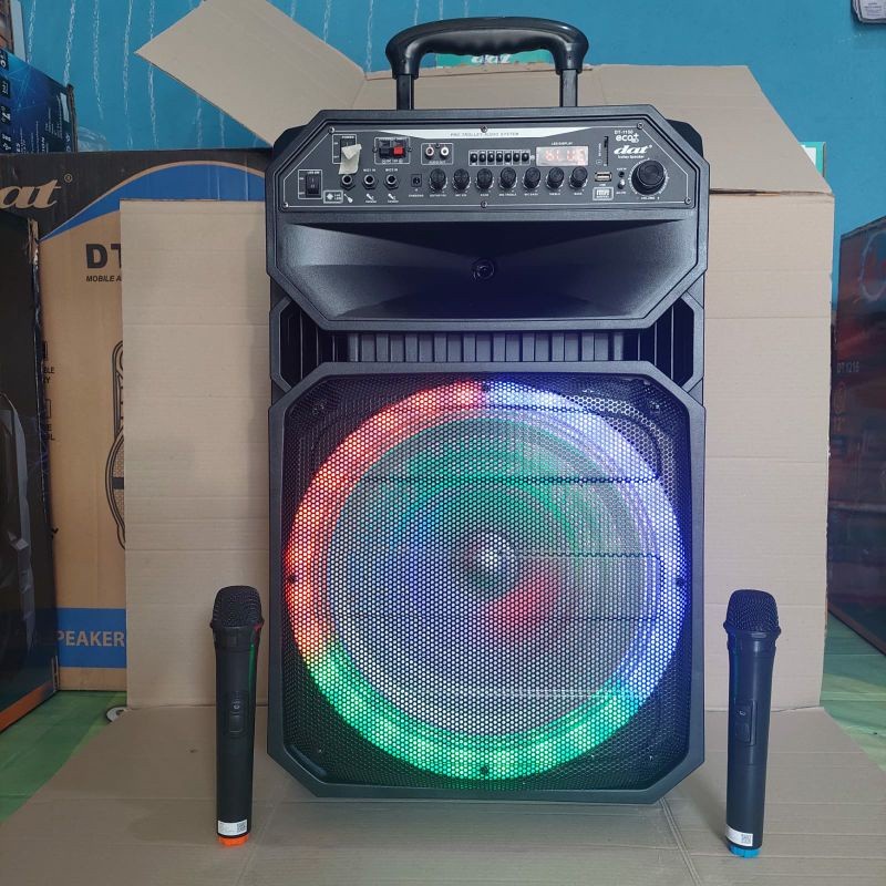 SPEAKER BLUETOOH AKTIF KARAOKE 15 INCH DAT DT 1150+ECO SUPER EXTRA
