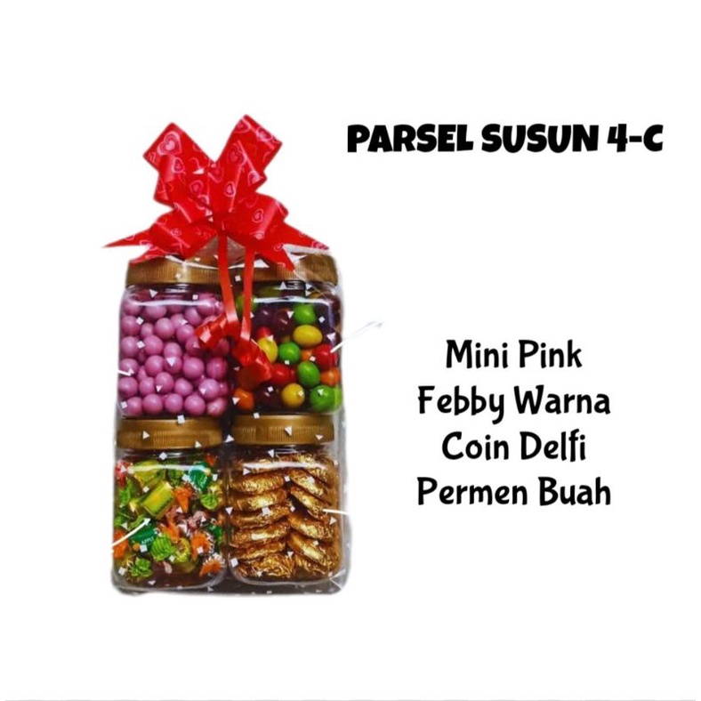 

Parsel Cokelat Toples Mini Susun 4C