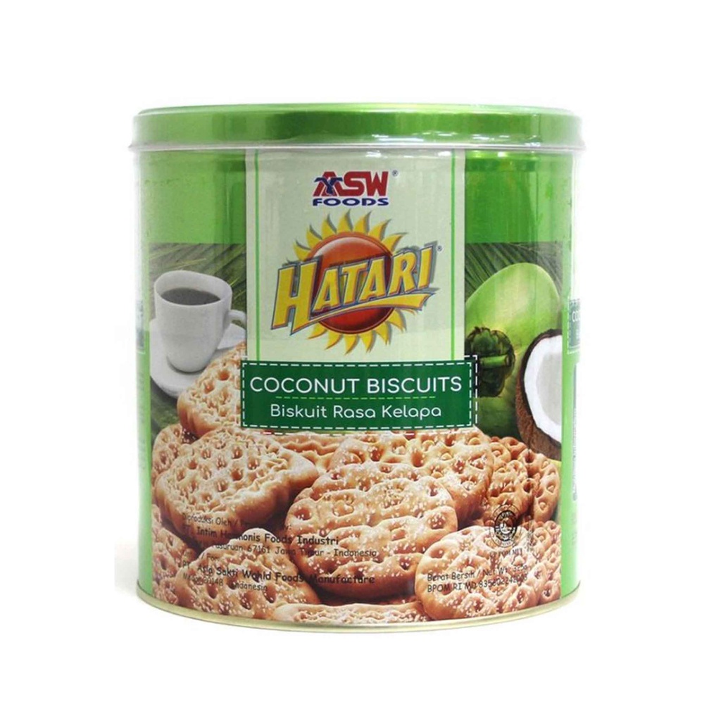 Hatari/ Biskuit Coconut/ Biskuit Rasa Kelapa/ 325g