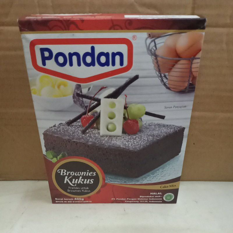 

Pondan Brownies Kukus 400 gr