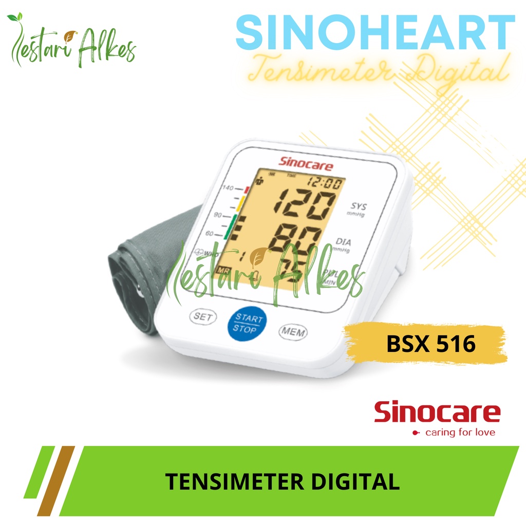 Sinocare BSX-516 Tensimeter Digital Otomatis