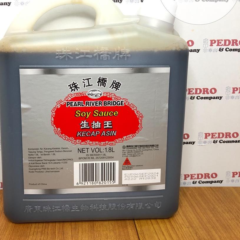 

◘ Pearl River bridge soy sauce 1.8L kecap asin jerigen kecil ♨