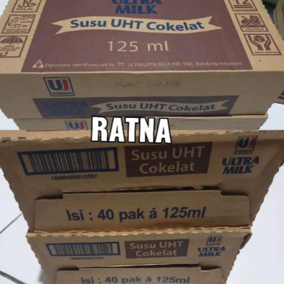 

♜ SUSU ULTRA MILK UHT COKELAT MINI 125ml 1 Dus isi 40 pcs ◄