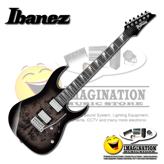 Ibanez Gio GRG220PA1BKB Brown Black Burst Electric Guitar