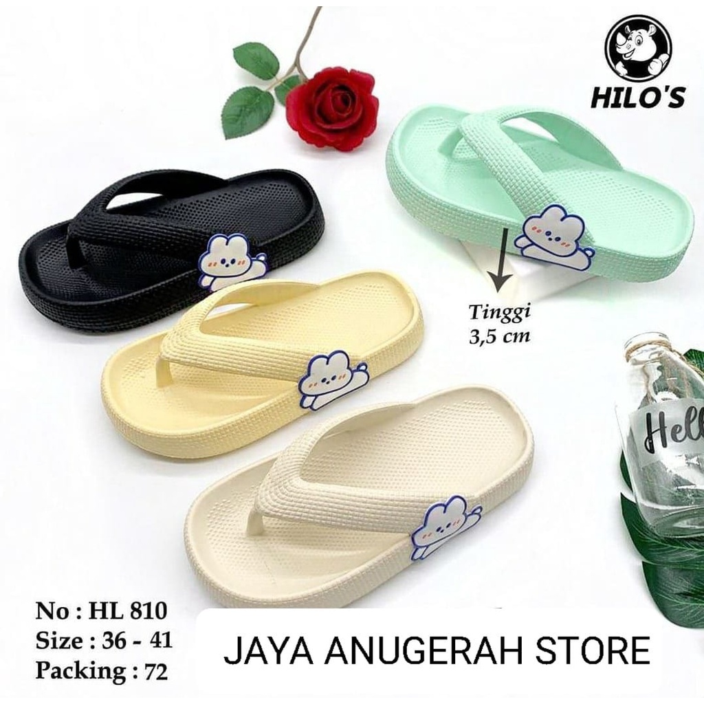 SANDAL JAPIT KARET WANITA MODEL TRENDY HILO'S HL 810