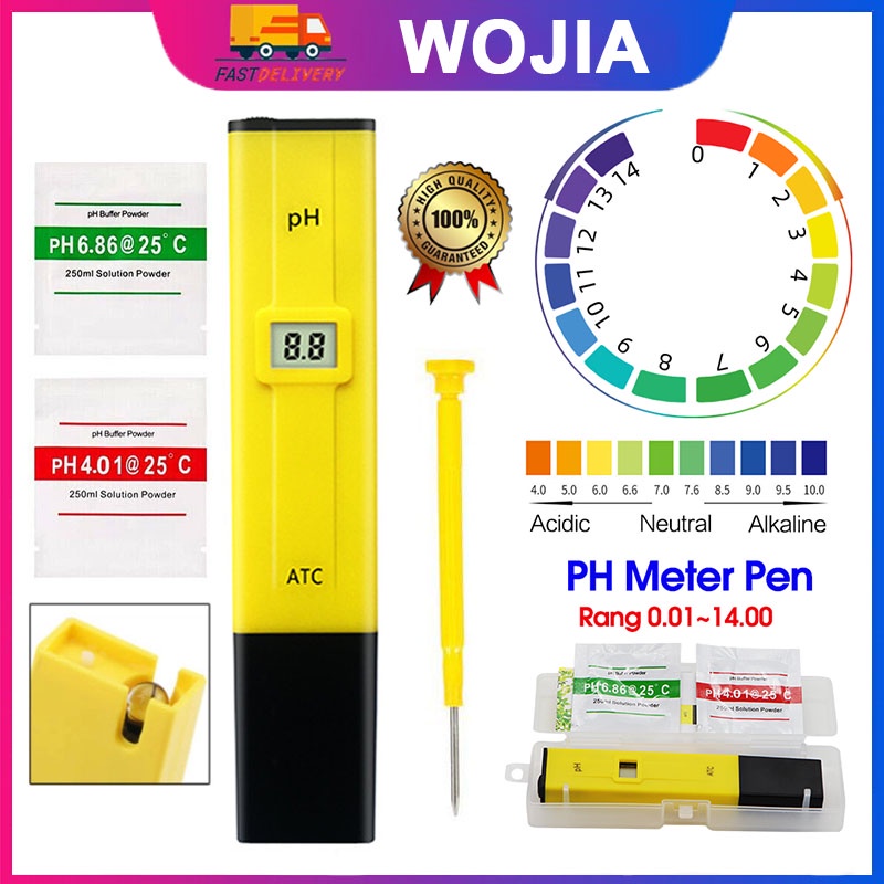 PH Meter Digital Tester Alat Ukur Keasaman Cairan Air Hidroponik