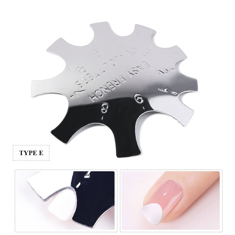 MSY ALAT NAIL ART EASY FRENCH POLY TIPS/CETAKAN KUTEK UNTUK KUKU MANICURE PEDICURE/NAIL TIP