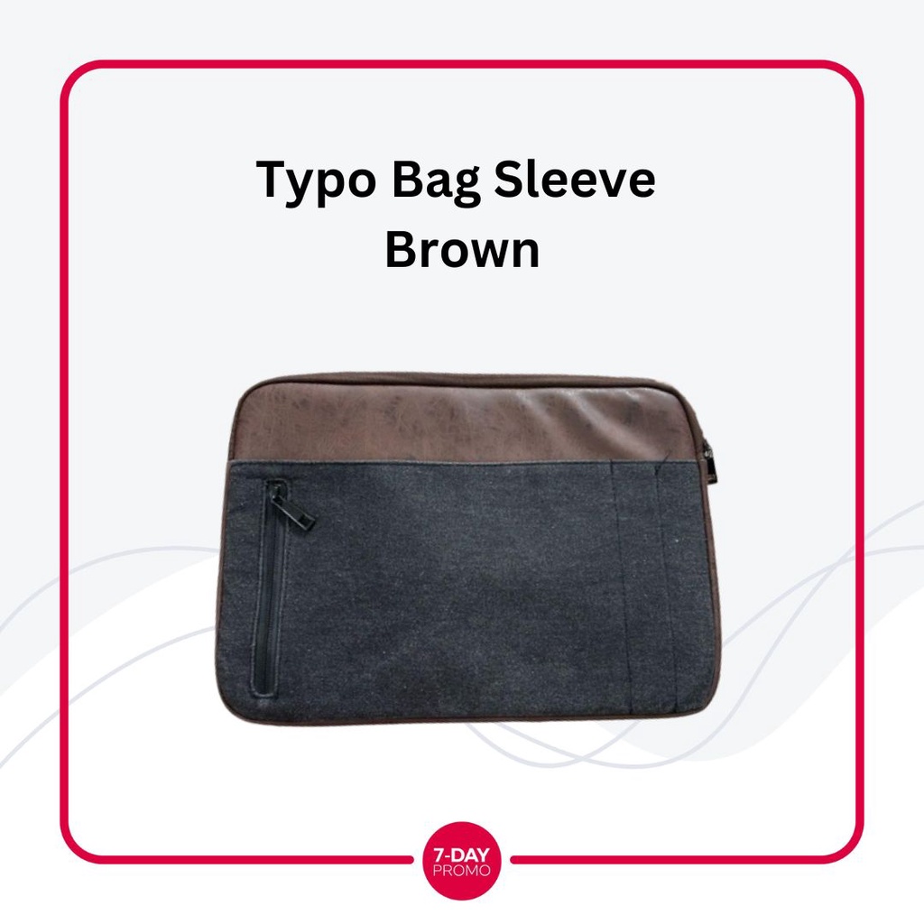 Typo Bag Sleeve Tas Laptop Macbook