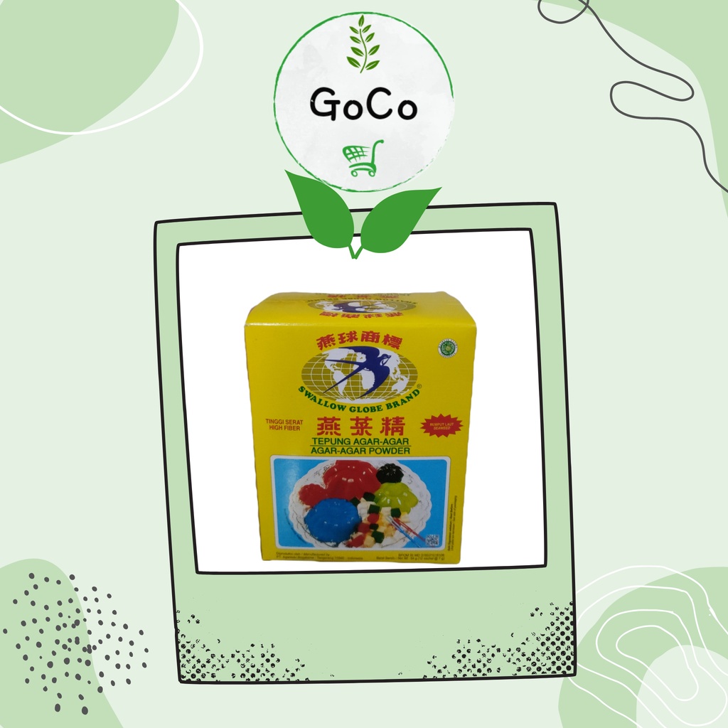 

SWALLOW | Tepung Agar-Agar | 1 Box isi 12 Pcs |Eco-Friendly Packaging by GoCo