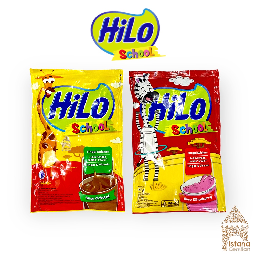 

Hilo / Hi Lo School Susu Cokelat / Strawberry Bubuk 30 Gram SATUAN