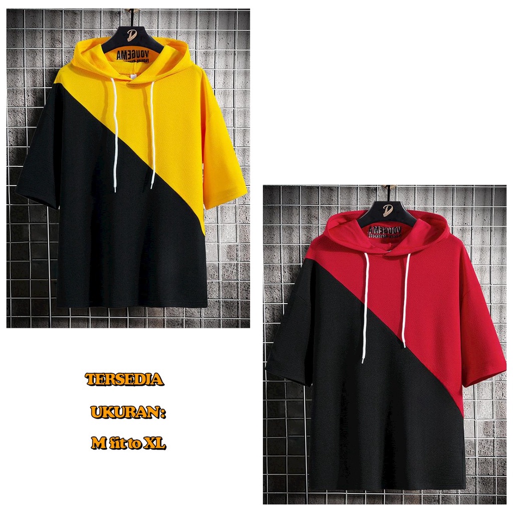 ALIPIO FASHION - KAOS HOODIE TAC / fashion pria / hoodie pria / terbaru / keren / murah