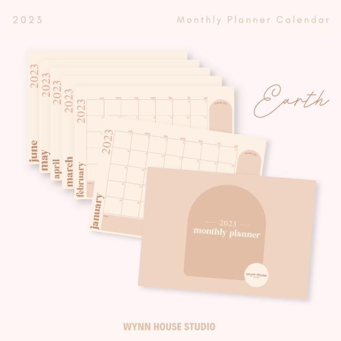 

Terlaris Wynn House Studio 2023 Monthly Planner Calendar