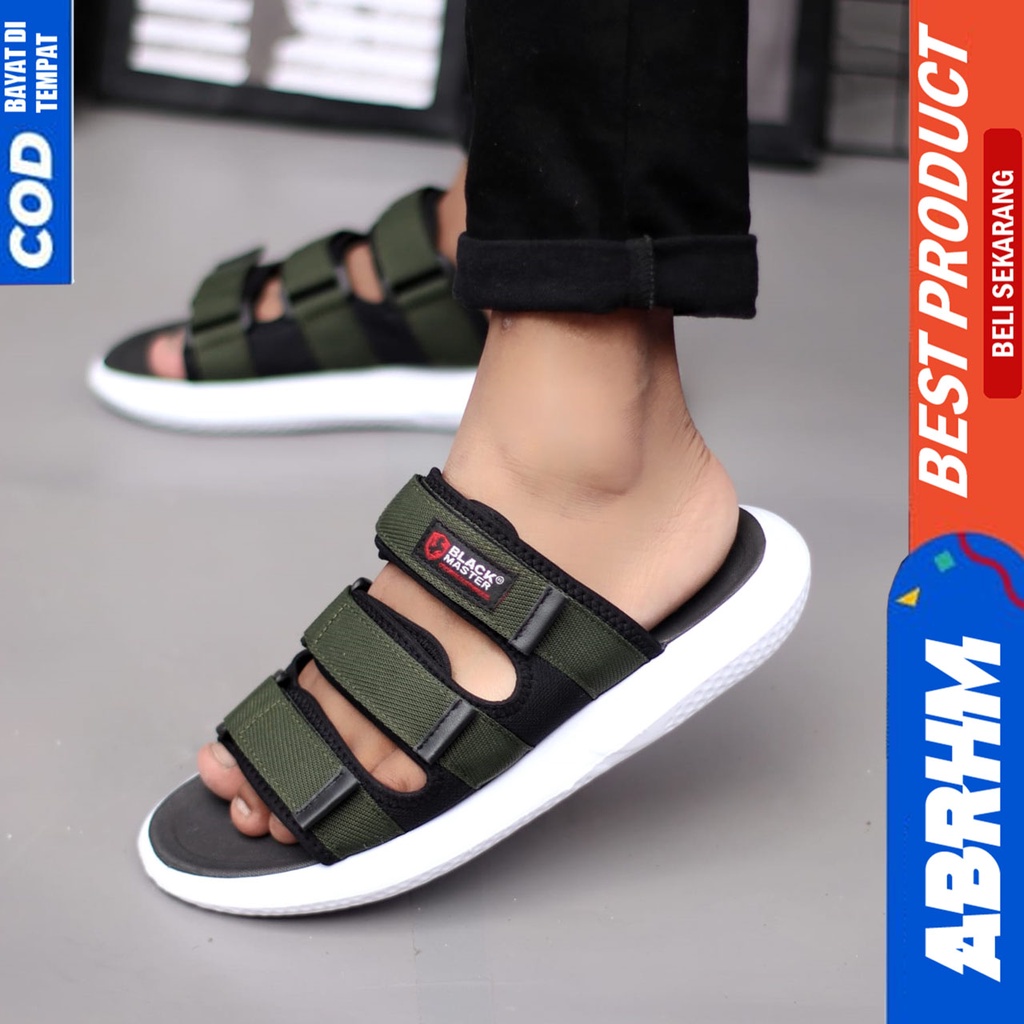 Sandal Slide Pria Sendal Selop Pria Distro Original Abrhm Gista