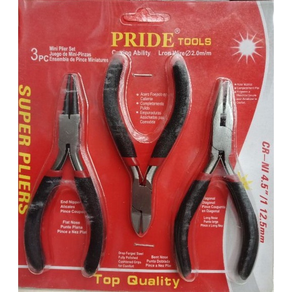 Tang Set isi 3 / Craft Tools Mini Tang untuk Hobby Craft