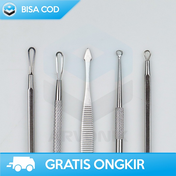 ALAT PERAWATAN WAJAH PENGHILANG JERAWAT KOMEDO BY BIUTTE.CO STAINLESS