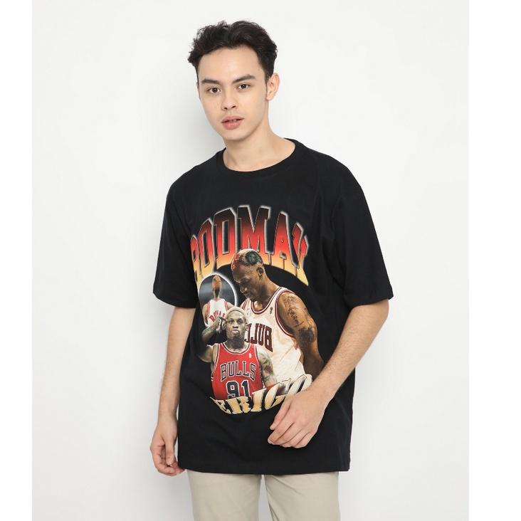 MURAH BANGET Erigo T-Shirt Oversize Rodman Black