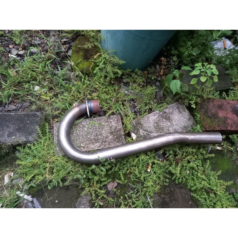 Pipa leher knalpot leheran trail motor honda tiger megapro mp pipa header Gl